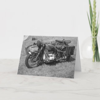 "Motorcycles: Start Seeing Vehicles" Get Well Card