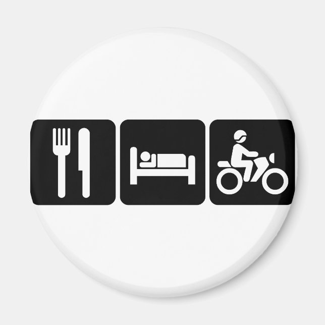 Motorcycling Magnet (Front)