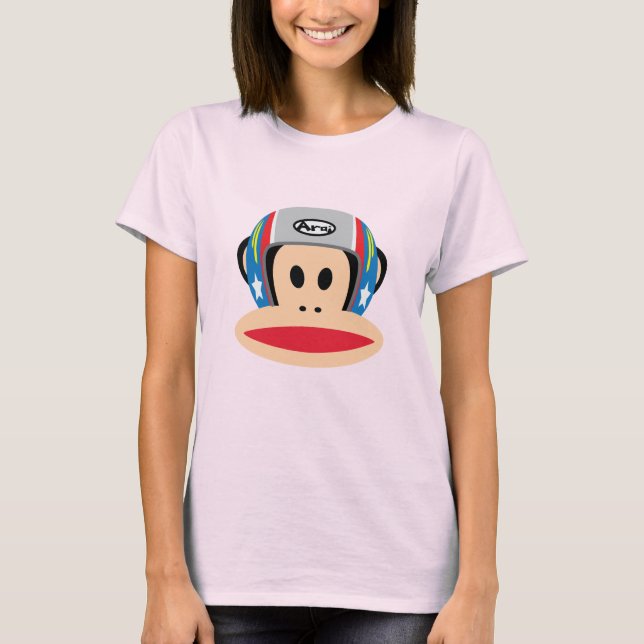 Motorcycling Monkey T-Shirt (Front)