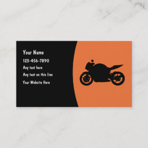 Motorcycling Motorcycle Mechanice Business Cards