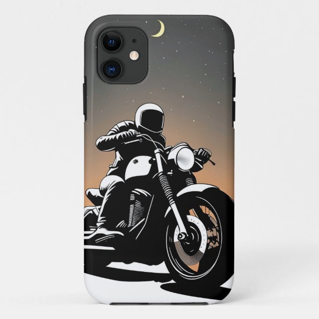 Motorcyclist and Adventurer Case-Mate iPhone Case (Back)