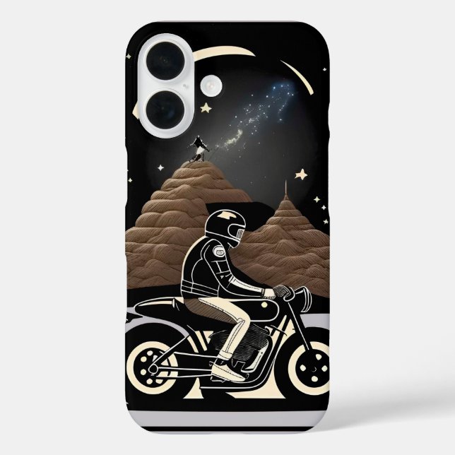 Motorcyclist and Adventurer Case-Mate iPhone Case (Back)