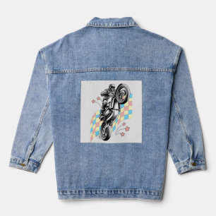 motorcyclist denim jacket