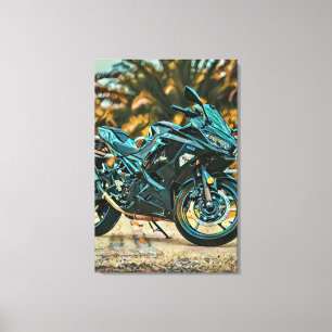 Motorcyclist gifts canvas print