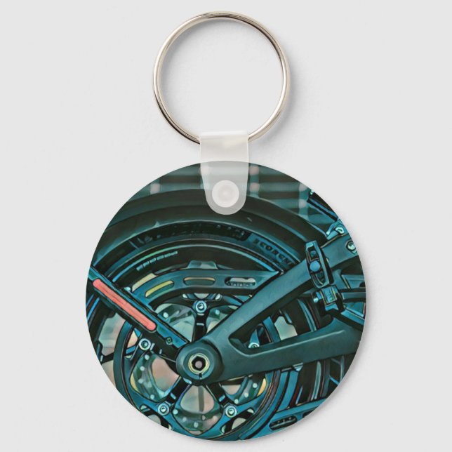 Motorcyclist gifts key ring (Front)