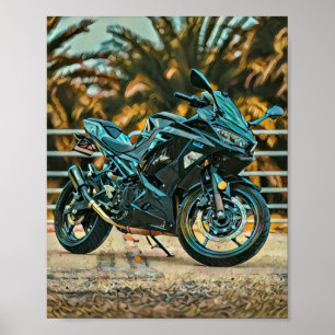 Motorcyclist gifts poster
