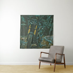 Motorcyclist gifts tapestry