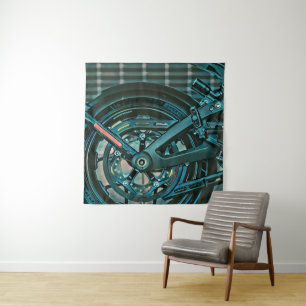 Motorcyclist gifts tapestry