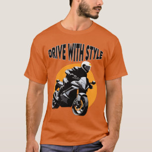 Motorcyclist Riding Sportbike T-Shirt