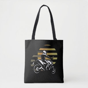 Motorcyclist Tote Bag