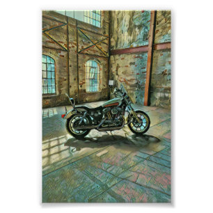 motorcyclists gifts photo print