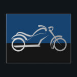 motorcyle motorbike bike biker postcard<br><div class="desc">motorcyle motorbike bike biker vector graphic in shades of grey</div>