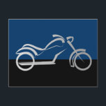 motorcyle motorbike bike biker postcard<br><div class="desc">motorcyle motorbike bike biker vector graphic in shades of grey</div>