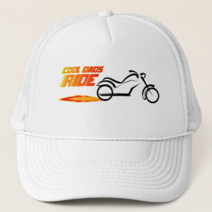 motorcyle motorbike bike biker trucker hat