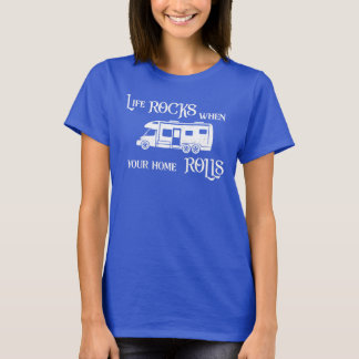 Motorhome, campervan or RV camping t shirt