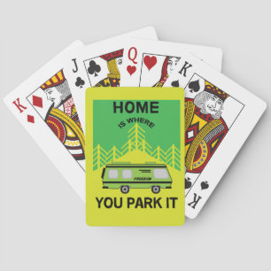 Motorhome Camping   Camping Motorhomes   RV Mug Me Playing Cards