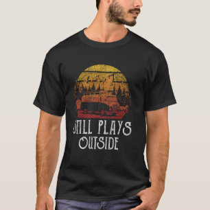 Motorhome Camping Retro Caravan Rv Trailer Still P T-Shirt