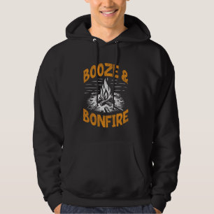 Motorhome Camping Retro Drunk Alcohol Beer Booze & Hoodie
