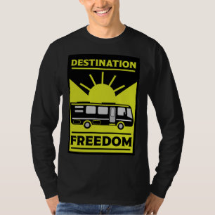 Motorhome Camping RV Freedom T-Shirt
