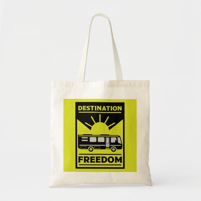 Motorhome Camping RV Freedom      Tote Bag (Front)