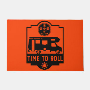Motorhome Campsite Gifts Doormat
