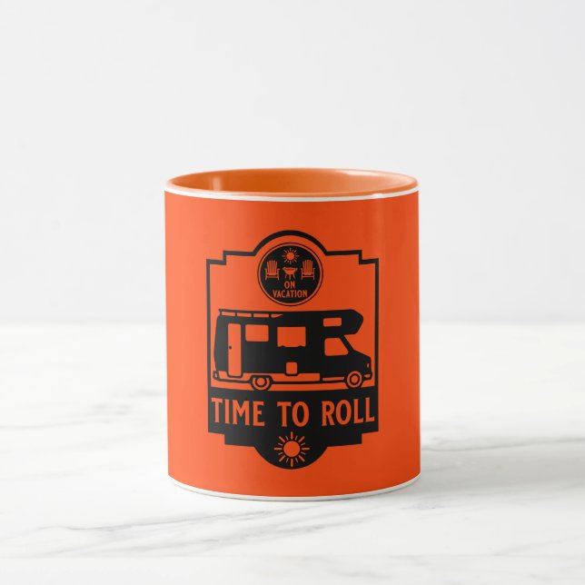 Motorhome Campsite Gifts Mug (Center)