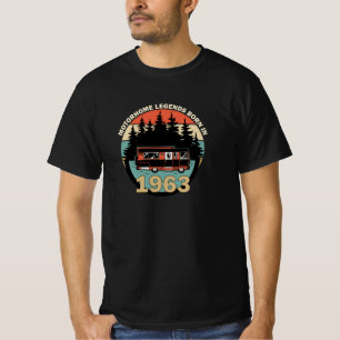 Motorhome Legends Born In 1963 T-Shirt