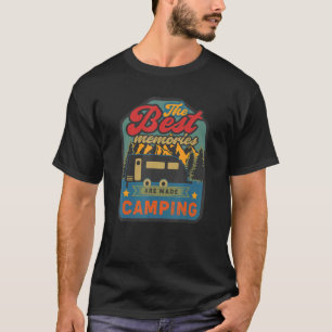 Motorhome Mountain Forest Outdoor Camping T-Shirt