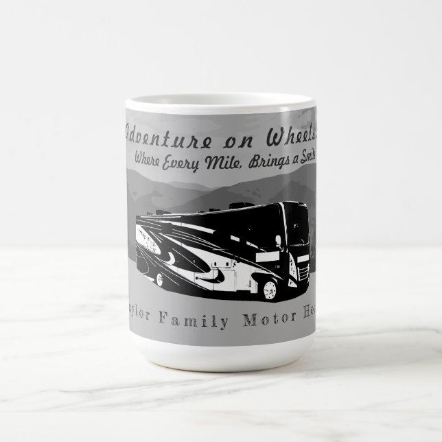 Motorhome RV Camper Coffee Mug (Center)