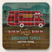 Motorhome RV Camper Travel Van Rustic Personalised