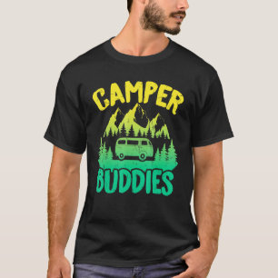 Motorhome Rv Camping Camper Buddies Camper Van T-Shirt