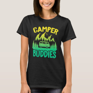 Motorhome Rv Camping Camper Buddies Camper Van T-Shirt