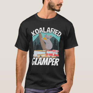 Motorhome RV Camping Camper Koalafied Glamper T-Shirt