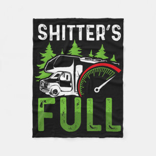 Motorhome Rv Camping Camper Ters Full  Fleece Blanket