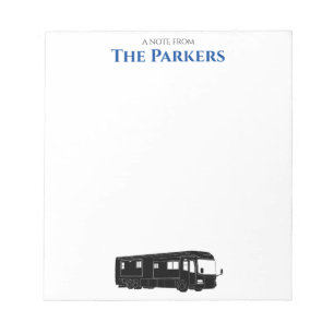 Motorhome / RV / Camping - Personalised Notepad