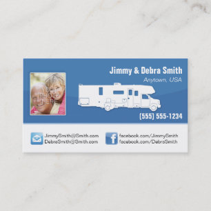 Motorhome RV Couple Cards
