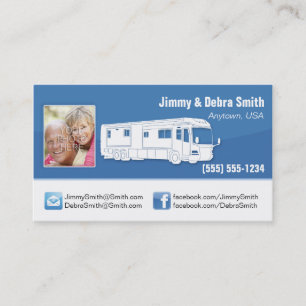 Motorhome RV Couple Cards