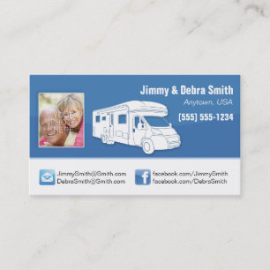 Motorhome RV Couple Cards