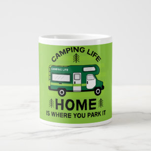 Motorhome RV Motorhome Camping Life Latte Mug