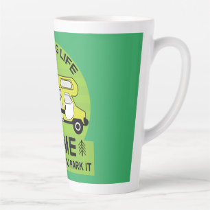 Motorhome RV Motorhome Camping Life Latte Mug