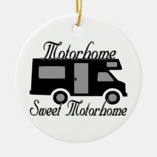Motorhome Sweet Motorhome RV Ceramic Tree Decoration
