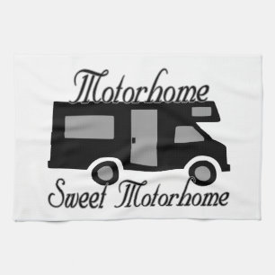 Motorhome Sweet Motorhome RV Tea Towel