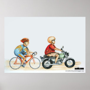 motorpacing @ the velodrome poster