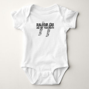 Motorsport Drag Racing Race Car Mechanic Fan Baby Bodysuit