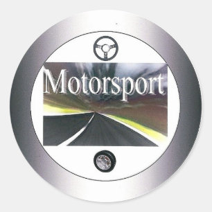 Motorsport - sticker round