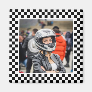 Motorsport theme with photo magnet