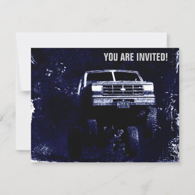 Motorsports Event or Mudding Invite (Front)