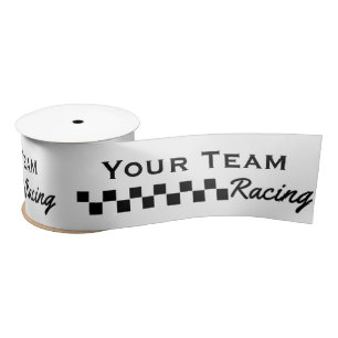 Motorsports Racing Team Ribbon Satin Ribbon
