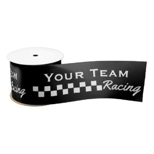 Motorsports Racing Team Ribbon Satin Ribbon