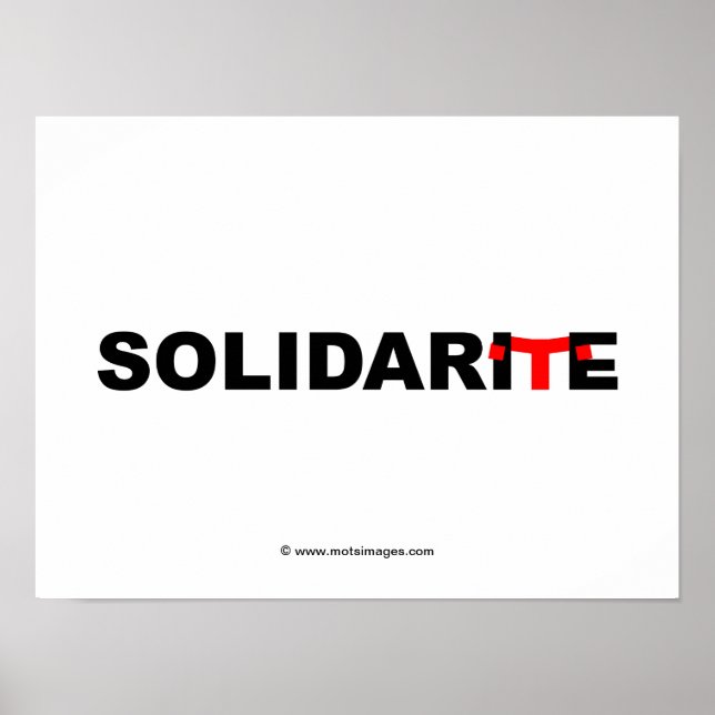 © motsimages : Solidarity Poster (Front)